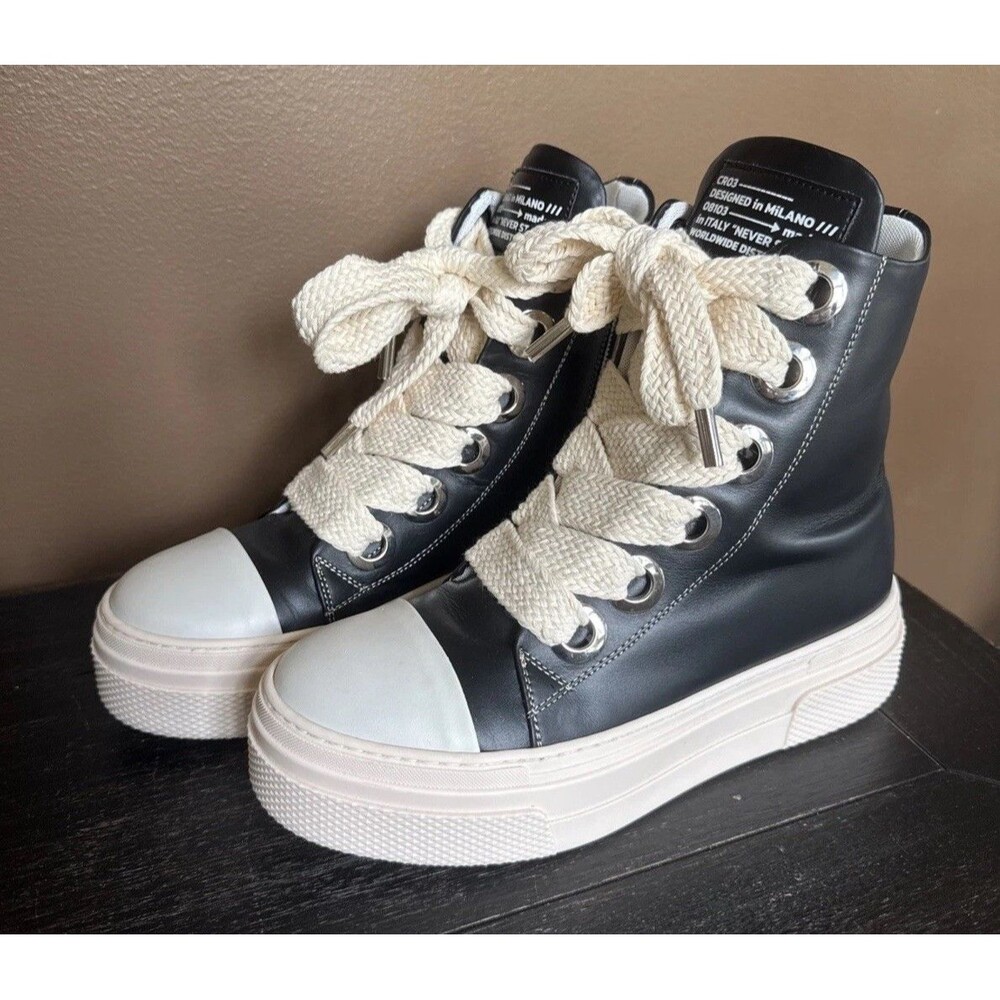 Cristian Zerotre Calipso 300 Women Black High Top Shoe Size: 41 Us 10-10.5 CR03